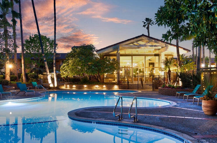 Exterior of an ES & Ring Mediterranean Village Costa Mesa