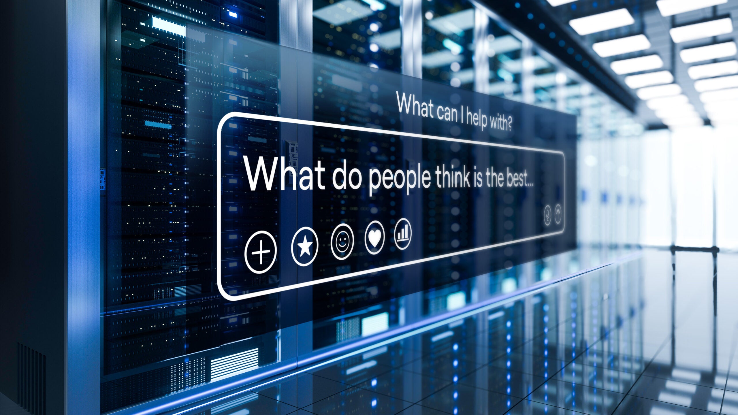 Image of network server room