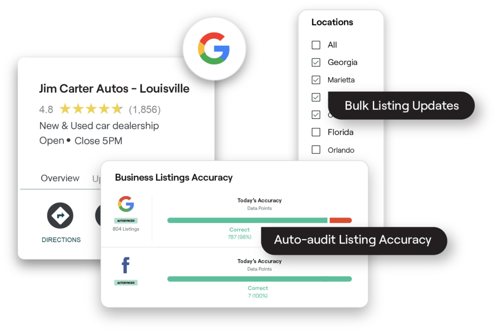 Business Listings UI