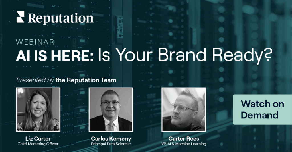 AI is here: Is your brand ready? Watch webinar on demand.